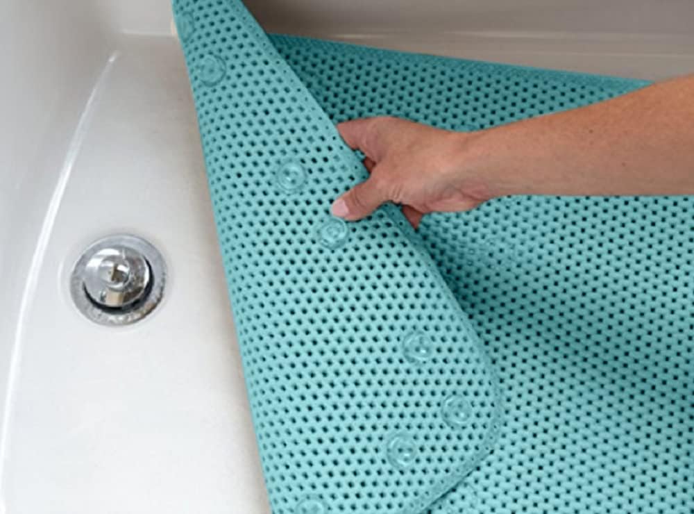 Deluxe Bathtub Mat Non Slip, Soft Foam Bath Mats for Bathroom Tub,